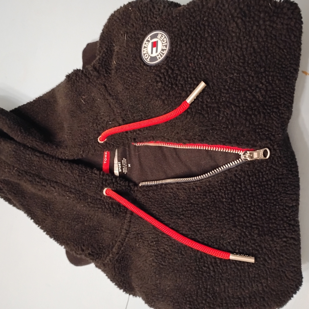 Tommy Hilfiger Kids Black Fleece Jacket
